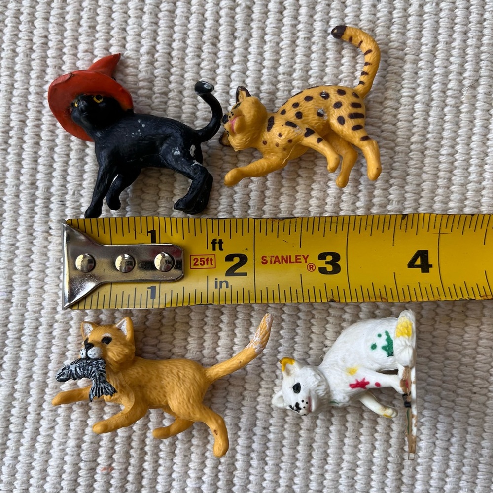 Vintage 1998 Topps Precious Kitties Figure Set Collect Ems 90s Mini Rare Cat Vtg - Picture 5 of 9